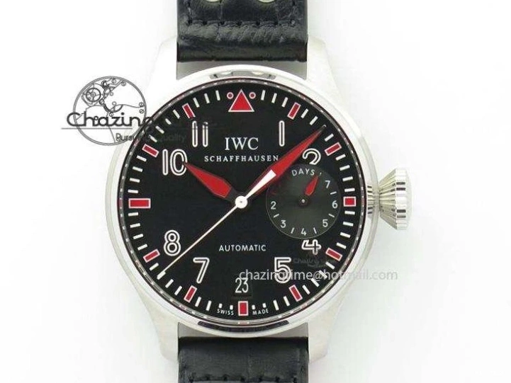 MIROTIME 1226 Big Pilot Real PR IW500433 “Muhammad Ali” ZF Best Edition On Black Leather Strap A UrbanChic 7294